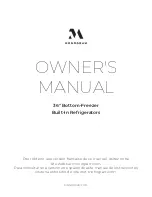 Предварительный просмотр 1 страницы Monogram ZIC360 Owner'S Manual