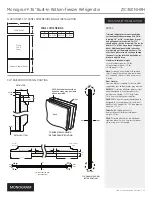 Предварительный просмотр 4 страницы Monogram ZIC360NHRH Installation Manual