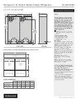 Предварительный просмотр 8 страницы Monogram ZIC360NHRH Installation Manual