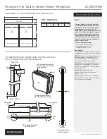 Предварительный просмотр 9 страницы Monogram ZIC360NHRH Installation Manual