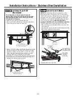 Предварительный просмотр 45 страницы Monogram ZICS360NHRH Installation Insrtuctions