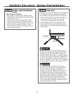 Preview for 47 page of Monogram ZIF360NHRH Installation Instructions Manual