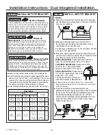 Предварительный просмотр 21 страницы Monogram ZIF361NPRII Installation Instructions Manual