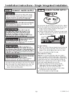 Предварительный просмотр 52 страницы Monogram ZIF361NPRII Installation Instructions Manual