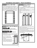 Предварительный просмотр 33 страницы Monogram ZIFS360NHH Installation Instructions Manual