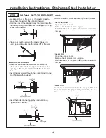 Предварительный просмотр 47 страницы Monogram ZIFS360NHH Installation Instructions Manual