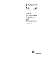 Предварительный просмотр 1 страницы Monogram ZIFS36NMBLH Owner'S Manual