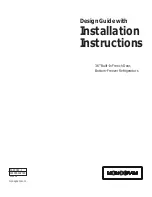 Предварительный просмотр 1 страницы Monogram ZIP360NH Installation Instructions Manual