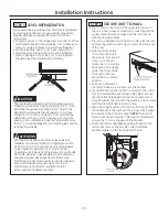 Preview for 13 page of Monogram ZIPP360NHSS Installation Instructions Manual