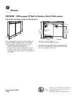 Preview for 2 page of Monogram ZIRS36NM Installation Instructions Manual