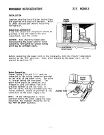 Предварительный просмотр 9 страницы Monogram ZIS36 Service Manual