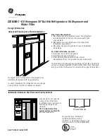 Предварительный просмотр 1 страницы Monogram ZIS36N Dimension And Installation Manual