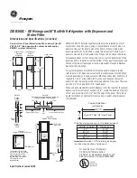 Предварительный просмотр 7 страницы Monogram ZIS36N Dimension And Installation Manual