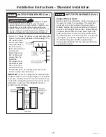 Предварительный просмотр 18 страницы Monogram ZIS420 Series Installation Instructions Manual