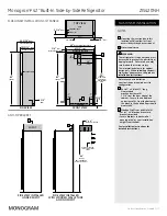 Предварительный просмотр 3 страницы Monogram zis420nh Manual