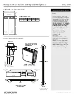 Предварительный просмотр 5 страницы Monogram zis420nh Manual