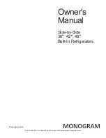 Monogram ZIS420NK Owner'S Manual предпросмотр