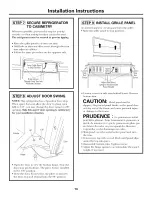 Предварительный просмотр 14 страницы Monogram ZIS480N Installation Instructions Manual