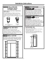 Предварительный просмотр 17 страницы Monogram zis480nh Installation Instructions Manual