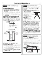 Предварительный просмотр 18 страницы Monogram zis480nh Installation Instructions Manual