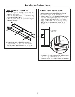 Предварительный просмотр 27 страницы Monogram zis480nh Installation Instructions Manual