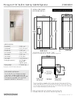 Preview for 2 page of Monogram ZISB360DH Manual