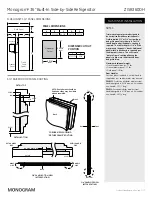 Preview for 5 page of Monogram ZISB360DH Manual