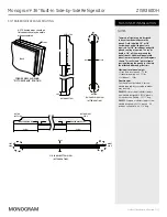 Preview for 6 page of Monogram ZISB360DH Manual