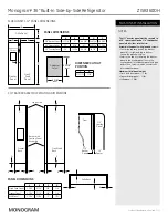 Preview for 8 page of Monogram ZISB360DH Manual