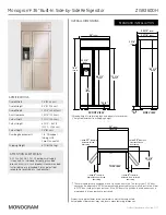 Preview for 9 page of Monogram ZISB360DH Manual