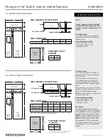 Preview for 12 page of Monogram ZISB360DH Manual