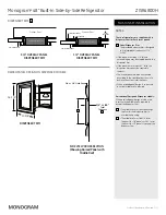 Preview for 7 page of Monogram ZISB480DH Dimension Manual