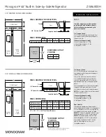 Preview for 12 page of Monogram ZISB480DH Dimension Manual