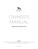 Предварительный просмотр 1 страницы Monogram ZKW700P Owner'S Manual