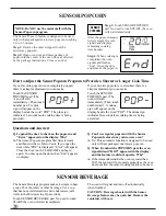 Preview for 20 page of Monogram ZMC1095 Series Use And Care Manual