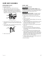 Предварительный просмотр 21 страницы Monogram ZTD90DS Owner'S Manual