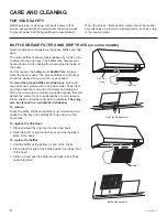 Preview for 6 page of Monogram ZV36 Owner'S Manual