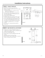 Preview for 14 page of Monogram ZV421 Installation Instructions Manual