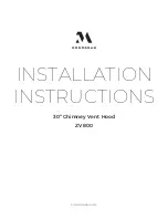 Monogram ZV800 Installation Instructions Manual preview