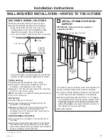 Предварительный просмотр 9 страницы Monogram ZV800 Installation Instructions Manual