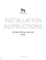 Monogram ZV925 Installation Instructions Manual preview