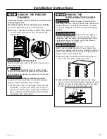 Предварительный просмотр 9 страницы Monogram ZWE23E series Installation Instructions Manual