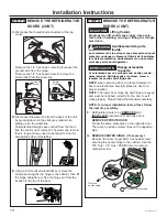 Предварительный просмотр 10 страницы Monogram ZWE23E series Installation Instructions Manual