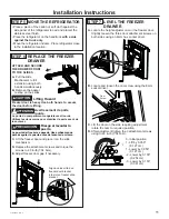 Предварительный просмотр 11 страницы Monogram ZWE23E series Installation Instructions Manual