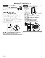 Предварительный просмотр 17 страницы Monogram ZWE23E series Installation Instructions Manual