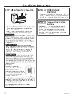 Предварительный просмотр 18 страницы Monogram ZWE23E series Installation Instructions Manual