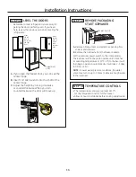 Предварительный просмотр 14 страницы Monogram ZWE23PSHSS Installation Instructions Manual