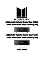 monolith 42564 User Manual preview