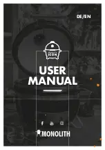 Preview for 1 page of monolith Icon User Manual