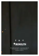 Preview for 12 page of monolith Icon User Manual